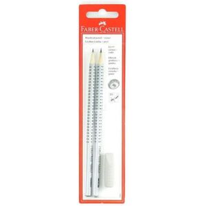 Faber-Castell, Bleistift, Bleistift Grip 2001/HB, Kappe B, 2 Stück (B, HB, 2x) Faber-Castell, Bleistift, Bleistift Grip 2001/HB, Kappe B, 2 Stück (B, HB, 2x)
