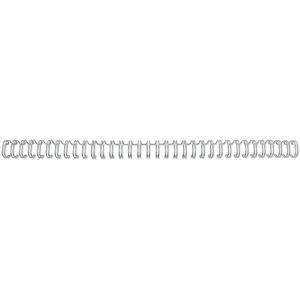 GBC Binderücken Draht 11mm, 34 Ringe, silber, 100 Stk., Bindegerät Zubehör, Silber GBC Binderücken Draht 11mm, 34 Ringe, silber, 100 Stk., Bindegerät Zubehör, Silber