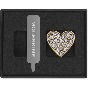 Moleskine, Heft + Block, Pins Hear Crystal Gold (Kein Einband) Moleskine, Heft + Block, Pins Hear Crystal Gold (Kein Einband)