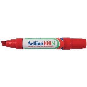 Shachihata, Marker, Artline 100N Permanentmarker Extra breit Keilspitze 7,5 - 12,0 mm Rot Refillable (1x) Shachihata, Marker, Artline 100N Permanentmarker Extra breit Keilspitze 7,5 - 12,0 mm Rot Refillable (1x)