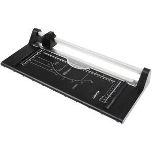 Genie Rollen-Schneidemaschine DIN A4 mit Sicherheitsschneidekopf (10 Blätter, A4), Schneidemaschine, Schwarz Genie Rollen-Schneidemaschine DIN A4 mit Sicherheitsschneidekopf (10 Blätter, A4), Schneidemaschine, Schwarz