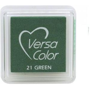 Tsukineko, Stempel, VersaColor inkpad 3x3cm Green Tsukineko, Stempel, VersaColor inkpad 3x3cm Green