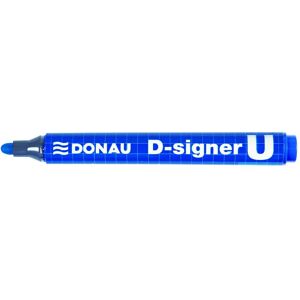 Donau, Marker, Permanentmarker d-signer u, rund, 2-4mm (strich), blau Donau, Marker, Permanentmarker d-signer u, rund, 2-4mm (strich), blau