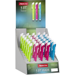Aristo Korrekturmittel, Radierstift 3Fit Display 30, je 10 x blau, grün, violett Aristo Korrekturmittel, Radierstift 3Fit Display 30, je 10 x blau, grün, violett