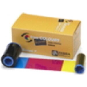 Zebra, Beschriftungsband, ZC350 RIBB COLOR-SDYMCKO (Gelb, Mehrfarbig, Schwarz, Silber) Zebra, Beschriftungsband, ZC350 RIBB COLOR-SDYMCKO (Gelb, Mehrfarbig, Schwarz, Silber)