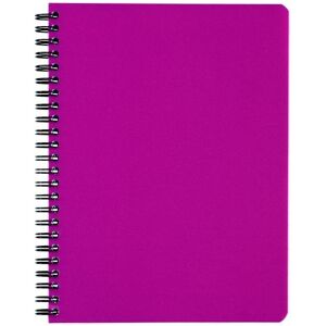 Bantex, Heft + Block, Notesbog a4 spiral pp svanemaerket pink 80 ark 70 g (A4, Weicher Einband) Bantex, Heft + Block, Notesbog a4 spiral pp svanemaerket pink 80 ark 70 g (A4, Weicher Einband)