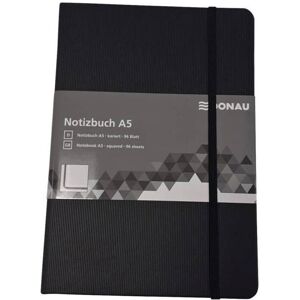 Donau, Heft + Block, Notizbuch A5 kariert (A5, Kariert, Harter Einband) Donau, Heft + Block, Notizbuch A5 kariert (A5, Kariert, Harter Einband)