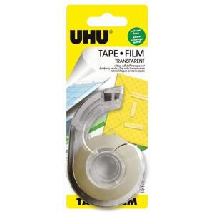 UHU, Klebebandabroller, Klebefilmabroller Tape Film 15mmx33m transparent gefüllt UHU, Klebebandabroller, Klebefilmabroller Tape Film 15mmx33m transparent gefüllt