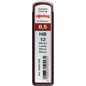 Rotring, Bleistiftminen, Tikky (12 Stk., 0.50 mm, HB) Rotring, Bleistiftminen, Tikky (12 Stk., 0.50 mm, HB)