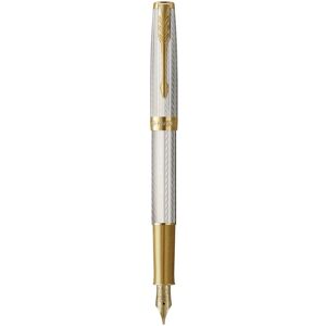Parker Schreibstifte, Füller Sonnet Premium Silver Mistral G.C. 18K sw F (1x) Parker Schreibstifte, Füller Sonnet Premium Silver Mistral G.C. 18K sw F (1x)