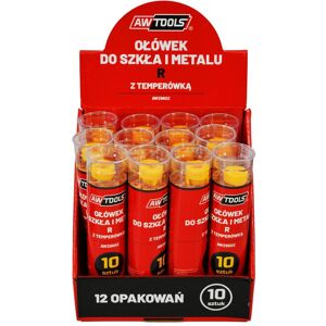 Awtools, Marker, Aw Ołówek Do Szkła I Metalu R żółty 10 Sztuk (10x) Awtools, Marker, Aw Ołówek Do Szkła I Metalu R żółty 10 Sztuk (10x)