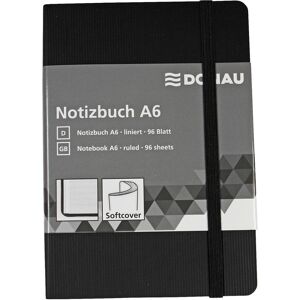 Donau, Heft + Block, Notizbuch A6 liniert 192 Seiten Leder-Imitat schwarz (A6, Liniert) Donau, Heft + Block, Notizbuch A6 liniert 192 Seiten Leder-Imitat schwarz (A6, Liniert)
