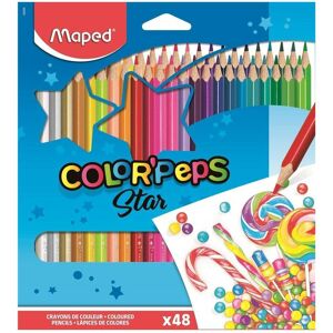 Maped, Malstifte, Dreikant-Buntstift COLOR'PEPS Star, 48er Kartonetui (48x) Maped, Malstifte, Dreikant-Buntstift COLOR'PEPS Star, 48er Kartonetui (48x)