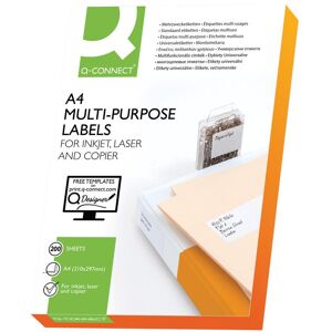 Q-Connect, Etiketten, Etiketten 210x148.5mm Q-Connect, Etiketten, Etiketten 210x148.5mm