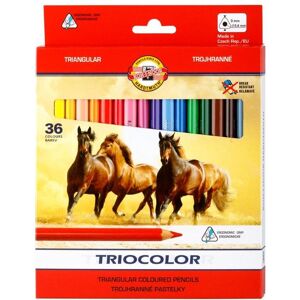 Koh-i-Noor, Malstifte, Triocolor-Bleistifte 36 Farben (36x) Koh-i-Noor, Malstifte, Triocolor-Bleistifte 36 Farben (36x)