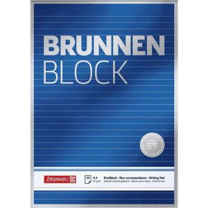 10x Brunnen, Heft + Block, Briefblock 'BRUNNEN-Block' Premium (A4, Liniert, Kein Einband) 10x Brunnen, Heft + Block, Briefblock 'BRUNNEN-Block' Premium (A4, Liniert, Kein Einband)