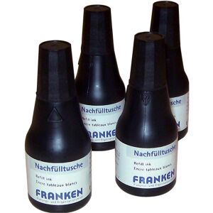 Franken, Ersatzpatronen + Tintenfass, Nachfülltusche für Marker und Jumbo-Marker (Schwarz, 4 Stk.) Franken, Ersatzpatronen + Tintenfass, Nachfülltusche für Marker und Jumbo-Marker (Schwarz, 4 Stk.)