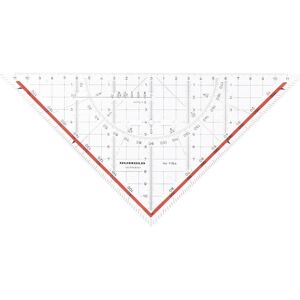 Rumold, Lineal, Geometrie-Dreieck (25 cm, Kunststoff) Rumold, Lineal, Geometrie-Dreieck (25 cm, Kunststoff)