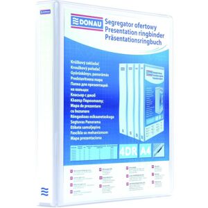 Donau, Mappe, Display-ringbuch, pp, a4/4rd/16, weiss Donau, Mappe, Display-ringbuch, pp, a4/4rd/16, weiss