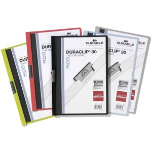Durable, Mappe, Klemmmappe DURACLIP, DIN A4, Kunststoff, mit Clip (A4, 25x) Durable, Mappe, Klemmmappe DURACLIP, DIN A4, Kunststoff, mit Clip (A4, 25x)