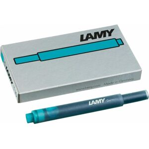 Lamy, Ersatzpatronen + Tintenfass, Grossraumpatrone (Türkis, 5 Stk.) Lamy, Ersatzpatronen + Tintenfass, Grossraumpatrone (Türkis, 5 Stk.)