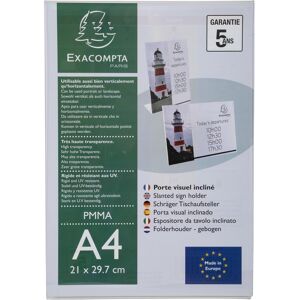 Exacompta, Prospektständer, Schilderhalter A4 hoch (A4) Exacompta, Prospektständer, Schilderhalter A4 hoch (A4)