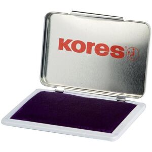 Kores, Stempel, Stempelkissen 7 x 11 cm, blau getränkt, Metallgehäuse Kores, Stempel, Stempelkissen 7 x 11 cm, blau getränkt, Metallgehäuse