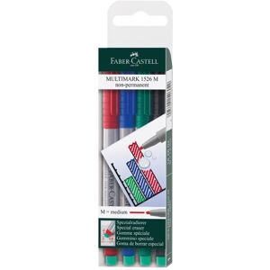 Faber-Castell, Marker, Marker Multimark non-perm. M 4er Etui 5Stk (4x) Faber-Castell, Marker, Marker Multimark non-perm. M 4er Etui 5Stk (4x)