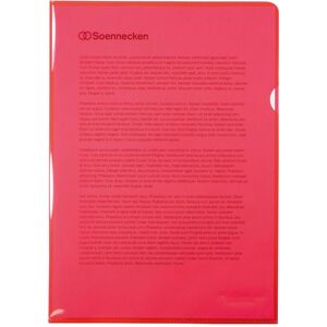 Soennecken, Mappe, Sichthülle 1468 DIN A4 PP rot 50 St./Pack. (A4, 50x) Soennecken, Mappe, Sichthülle 1468 DIN A4 PP rot 50 St./Pack. (A4, 50x)