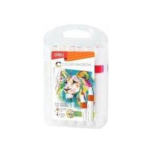 Deli, Marker, Acrylmarker, 12 Farben Deli, Marker, Acrylmarker, 12 Farben