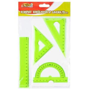 Penmate, Lineal, Zeichenset mit 15-cm-Lineal, grünes (15 cm, Kunststoff) Penmate, Lineal, Zeichenset mit 15-cm-Lineal, grünes (15 cm, Kunststoff)