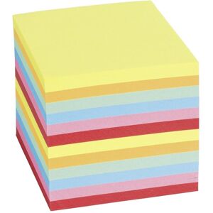 Folia, Haftnotiz, Notizklotz 9x9x9cm geleimt, farbig (90 x 90 mm) Folia, Haftnotiz, Notizklotz 9x9x9cm geleimt, farbig (90 x 90 mm)