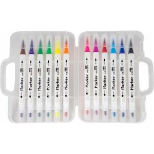 Andy, Marker, Bobdog doppelseitiger Marker, 12 Farben (12x) Andy, Marker, Bobdog doppelseitiger Marker, 12 Farben (12x)
