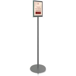 Deflecto, Prospektständer, Doppelseitiger Prospektständer silber, magnetisch (A4) Deflecto, Prospektständer, Doppelseitiger Prospektständer silber, magnetisch (A4)