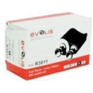 Evolis, Beschriftungsband, YMCKO-Band (0.53 cm, Gelb, Grün, Violett) Evolis, Beschriftungsband, YMCKO-Band (0.53 cm, Gelb, Grün, Violett)
