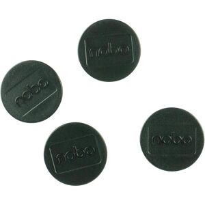 Nobo, Magnet, Haftmagnet Ø 3.8 cm 4 Stück, Schwarz (4x) Nobo, Magnet, Haftmagnet Ø 3.8 cm 4 Stück, Schwarz (4x)