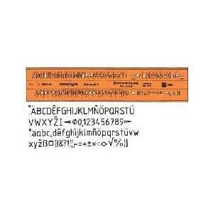 Standardgraph, Lineal, Schriftschablone 3,5 mm Standardgraph, Lineal, Schriftschablone 3,5 mm