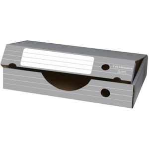 Elba, Dokumentenablage, tric Archiv-Schachtel für A3, grau-weiss aus stabiler Wellpappe, Masse: (B)450 x (T)340 x (H)88 mm (A3) Elba, Dokumentenablage, tric Archiv-Schachtel für A3, grau-weiss aus stabiler Wellpappe, Masse: (B)450 x (T)340 x (H)88 mm (A3)