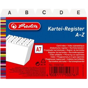 Herlitz, Kartenaufbewahrung, Karteiregister A Herlitz, Kartenaufbewahrung, Karteiregister A