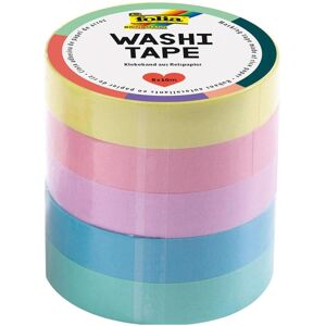 Folia Washi Tape Set aus 5 - Dekoratives Papiertape Folia Washi Tape Set aus 5 - Dekoratives Papiertape