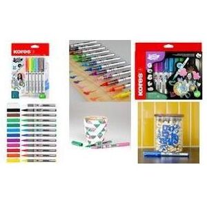Kores, Marker, Kreative Acrylmarker Acrylic, 6er Blister Flüssigtinte, einfach schütteln und malen, kein Pumpen (6x) Kores, Marker, Kreative Acrylmarker Acrylic, 6er Blister Flüssigtinte, einfach schütteln und malen, kein Pumpen (6x)