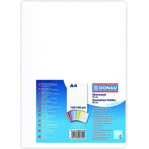 Donau, Mappe, Protokollmappe, pp, a4, standard, 120/180 micron, weiss Donau, Mappe, Protokollmappe, pp, a4, standard, 120/180 micron, weiss