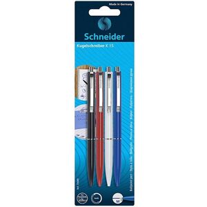 Schneider, Schreibstifte, Kugelschreiber K15 4ST sort. (4x) Schneider, Schreibstifte, Kugelschreiber K15 4ST sort. (4x)