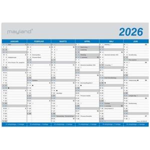 Mayland-Burde, Kalender, Kontorkalender (A4) Mayland-Burde, Kalender, Kontorkalender (A4)