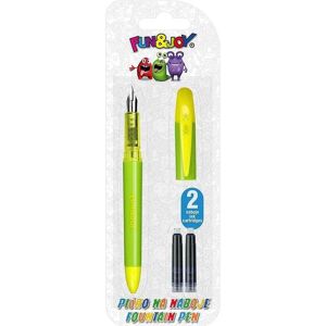 Titanum, Schreibstifte, Grüner Füllfederhalter + 2 blaue Patronen (1x) Titanum, Schreibstifte, Grüner Füllfederhalter + 2 blaue Patronen (1x)