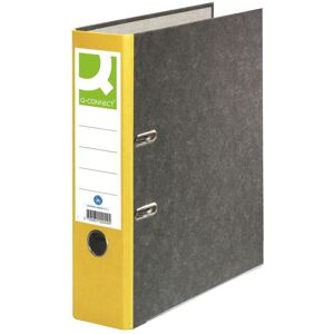 Q-Connect, Ordner, Ordner Pappe A4 80 mm gelb (A4, 80 mm, 1 Stk.) Q-Connect, Ordner, Ordner Pappe A4 80 mm gelb (A4, 80 mm, 1 Stk.)