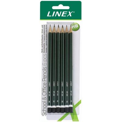 Linex, Bleistift, Bleistift HB (HB, 6x) Linex, Bleistift, Bleistift HB (HB, 6x)
