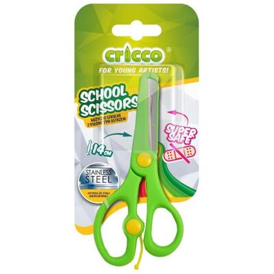 Cricco, Schere, Schulschere mit abgedeckter Klinge 14 cm (14 cm) Cricco, Schere, Schulschere mit abgedeckter Klinge 14 cm (14 cm)