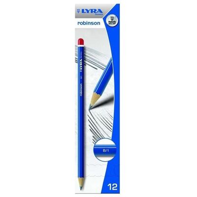 Lyra, Bleistift, Robinson Bleistift 4B (12 Stück) (4B, 12x) Lyra, Bleistift, Robinson Bleistift 4B (12 Stück) (4B, 12x)