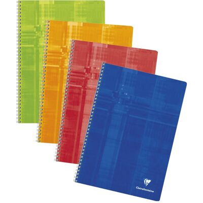 Clairefontaine, Heft + Block, Spiralheft (A4, Liniert, Weicher Einband) Clairefontaine, Heft + Block, Spiralheft (A4, Liniert, Weicher Einband)